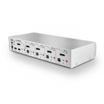 KVM Switch - LINDY 4 Prievadų DisplayPort 1.2 KVM Switch, 3840x2160@60Hz, Sidabrinis