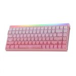 &bdquo;Gasket&ldquo; klaviatūra HERO84 HE PINK+Gradient+Contour Dragon King switch RGB AULA