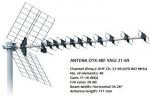 Antena DTX-48F Yagi 21-69 Black Black