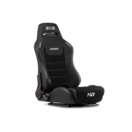 Next Level Racing | Premium PU Leather | Reclining Seat | ERS3 Elite PU Leather and Suede Edition | Black