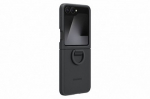 Samsung Galaxy Flip6/Flip7 FE Silicone Case with Ring Black