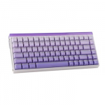 &bdquo;Gasket&ldquo; klaviatūra HERO84 HE balta+violetinė+gradientinė+LIGHT JadeKing jungikliai RGB AULA