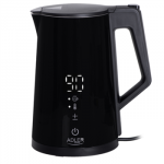 Adler | Kettle | AD 1345b | Electric | 2200 W | 1.7 L | Stainless steel | 360&deg; rotational base | Black