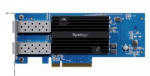 Synology E25G30-F2 Dual-port 25GbE SFP28 add-in card designed to accelerate bandwidth-intensive workflows | Synology E25G30-F2 | 25 GT/s | PCIe 3.0 x8