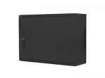 LANBERG Rack Cabinet 19inch Wall-Mount 4U+3U/540X200 Low-Profile Black Assembled
