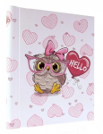 Albumas GED DRS10 HELLO OWL PINK 22,8x28 | 20 magnet psl | spiralinio ri&scaron;imo | max 10x15 80
