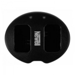 Dviejų kanalų įkroviklis Newell SDC-USB skirtas NP-FW50 baterijoms