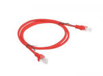Lanberg Patchcord CAT.5E UTP 1M fluke passed 10-pack, Red | PCU5-20CC-0100-R