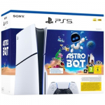 Sony PlayStation 5 Slim žaidimų konsolė su Astro Bot | 1TB SSD | 16GB GDDR6 RAM | BD-ROM (4K Ultra HD)