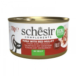 SCHESIR Complements Tuna with red mullet in jelly - &scaron;lapias kačių maistas - 70g
