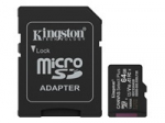 KINGSTON 64GB microSDXC Canvas Select Plus Gen3 100MB/s A1 Card + Adapter