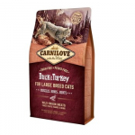 CARNILOVE Cat Large Breed Duck and turkey - sausas kačių maistas - 2kg