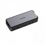 Verbatim 32174 CDS-15SSD USB-C Pro Jungčių stotelė 15 Ports, 256GB SSD, Pilka/Juoda