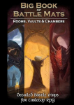 Loke Battle Mats: Big Book of Battle Mats - Rooms, Vaults, Chambers