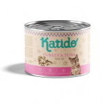 KATIDO Turkey with tuna - &scaron;lapias kačių maistas - 200g