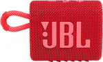 JBL GO 3 raudona bevielė mobili Bluetooth kolonėlė su vandeniui ir smūgiams atspariu dizainu (IP67) | Iki 5 val. grojimas