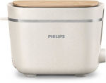 Philips | Toaster | HD2640/10 Eco Conscious Edition | Power 830 W | Number of slots 2 | Housing material 100% Bio-based plastic | Silk White Matt
