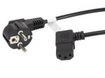 LANBERG Power cord CEE 7/7->IEC 320 C13 3m angled right VDE