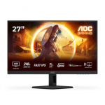 AOC Q27G4ZR 260Hz (OC) LED GAMING monitorius su IPS technologija | 27 colių | WQHD (2560x1440, 16:9, 109ppi) | Reakcijos laikas: 0.3ms (MPRT) | 178&deg;/​178&deg; | Jungtys: DisplayPort, HDMI, 3.5mm | Pakreipiamas, reguliuojamo auk&scaron;čio, sukamas ir pasukamas  ...