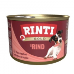 RINTI Gold Beef - drėgnas ėdalas &scaron;unims - 185g