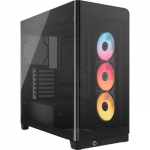 Corsair 4500X RS-R ARGB Tempered Glass Mid-Tower, Black &bdquo;Midi Tower&ldquo; Juoda