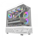 Kompiuterio korpusas - darkFlash DS950 Midi Tower ATX 6 Ventiliatoriai Baltas