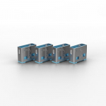 USB Priedas - LINDY USB A Prievado Blokatoriai, ABS, 12x10x5mm, Mėlyni, 10 vnt.