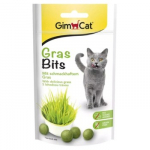 GIMCAT GrasBits Tra&scaron;kūs žolės kąsneliai &ndash; skanėstas katei &ndash; 425g