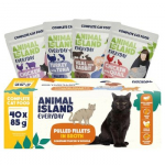 ANIMAL ISLAND Everyday Fillets in broth Box - &scaron;lapias kačių maistas - 40x85g