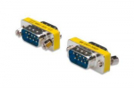 ASSMANN Gender Changer D-Sub9 metal housing M/M with Hex screws