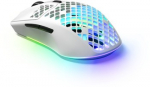 SteelSeries | Gaming Mouse | Optical | Gaming Mouse | Wireless | Snow | Aerox 3 Wireless (2022 Edition) | Yes