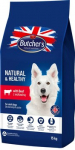 BUTCHER'S Natural and Healthy with beef - sausas maistas &scaron;unims - 15 kg