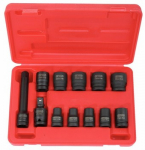 1/2" &scaron;e&scaron;iakampė smūginė galvutė, trumpa, KS Tools