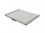 Sliding shelf for 19 inches rack cabinets 350mm grey
