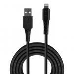 Kabelis - LINDY 2m USB Type A į Lightning kabelis, 480Mbps, juodas