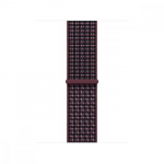 42mm Burgundy Plaid Sport Loop