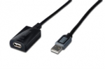DIGITUS USB 2.0 Repeater Cable 10m USB A male / A female