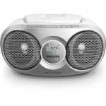 Philips AZ215 sidabrinis CD grotuvas