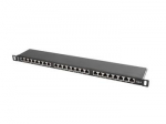 LANBERG PPS6-0024-B Patch Panel 24 port 0.5U cat. 6 shielded black