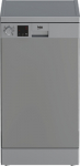BEKO Free standing Dishwasher DVS05024S, Energy class E (old A++), 45 cm, 5 programs, Silver