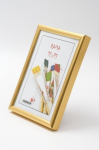 Rėmelis GED 21x30 plast EASY plexi auksas | 8mm [M]