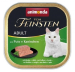 ANIMONDA Vom Feinsten Adult Turkey and rabbit - &scaron;lapias kačių maistas - 100g