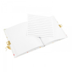 Užra&scaron;ų knygutė GOLDBUCH 44489 Summer day white su spynele| 17x17| 96 psl|balti lapai