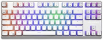 MODECOM VOLCANO LANPARTY RGB WHITE žaidimų klaviatūra BLUE US