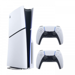 Sony PlayStation 5 Slim (Disc) žaidimų konsolė su papildomu bevieliu valdikliu | 1TB SSD | 16GB GDDR6 RAM | BD-ROM (4K Ultra HD)