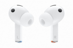 Samsung Galaxy Buds3 Pro baltos bevielės į ausis įstatomos ausinės su mikrofonu | Adaptyvi triuk&scaron;mo kontrolė | Integruotos DI funkcijos, pvz., tiesioginis vertimas