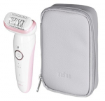 Braun Epilator | SES9000 Silk-epil 9 SkinSpa | Operating time (max) 50 min | Number of power levels 2 | Wet and Dry | White/Pink
