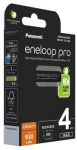 Įkraunamos baterijos PANASONIC ENELOOP PRO AAA 930 mAh 4 szt (BK-4HCDE/4CP)