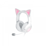 Razer Kraken Kitty V2 Wired On-Ear Headset with microphone and Noise canceling - White
