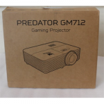 SALE OUT. Acer PREDATOR GM712 Projector, DLP, 4K UHD, 4000lm, 20000/1, HDMI, Black | SALE OUT. Acer PREDATOR GM712 | 4K UHD (3840 x 2160) | 3600 ANSI lumens | Black | USED